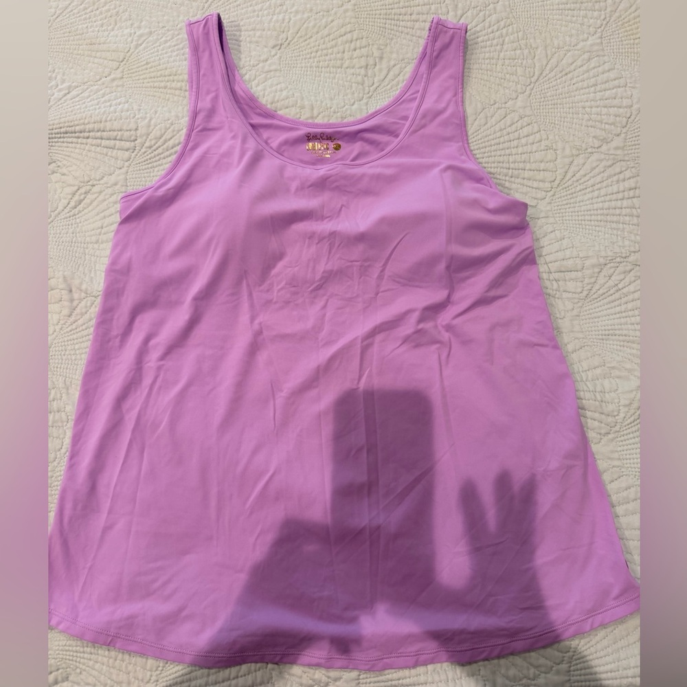 Lilly Pulitzer Purple Iris Sunray Bra Tank XL, NWT